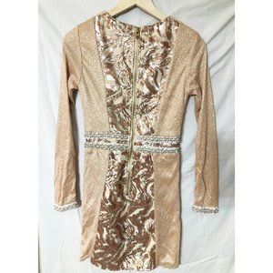 Gold/Silver/Pearl Sequin Dress